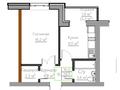 1-бөлмелі пәтер · 37.5 м² · 2/5 қабат, Киснерева 23, бағасы: ~ 13.7 млн ₸ в Бурабае