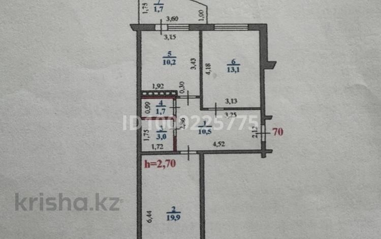 2-бөлмелі пәтер · 60.4 м² · 4/9 қабат, мкр. Зачаганск пгт, Мурата Монкеулы 85/6, бағасы: 22.5 млн ₸ в Уральске — фото 2