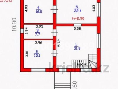 Отдельный дом · 7 комнат · 280.6 м² · 4 сот., мкр Мадениет, ул. Керимагаш 8 — Школы за 50 млн 〒 в Алматы, Алатауский р-н