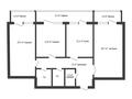 3-комнатная квартира · 88.2 м² · 7/9 этаж, Бокенбай батыра за 29 млн ₸ в Актобе — фото 16