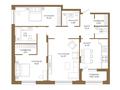 3-бөлмелі пәтер · 101.88 м², Достык 8/5, бағасы: ~ 80.8 млн ₸ в Астане, Есильский р-н — фото 3