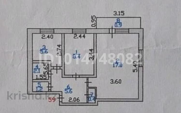 2-комнатная квартира · 41.2 м² · 5/5 этаж, ул. Агыбай Батыра 5 за 10 млн ₸ в Балхаше — фото 2