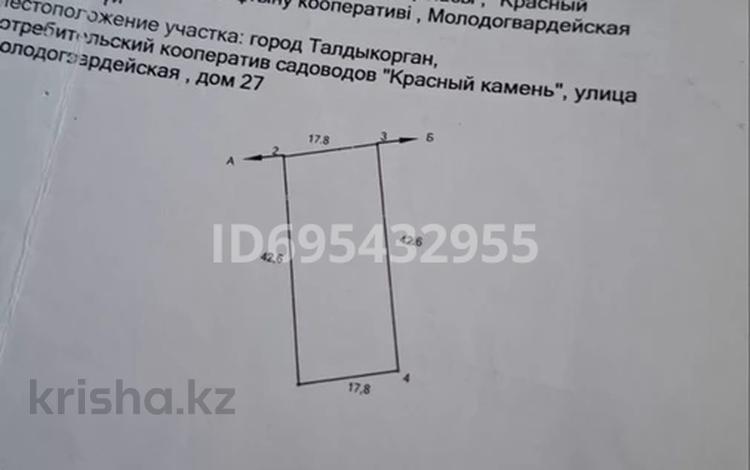 Жер телімі 10 сотық, Малогвардейкая 27, бағасы: 2 млн 〒 в Талдыкоргане — фото 2