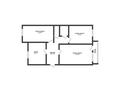 3-комнатная квартира · 62.3 м² · 3/6 этаж, Баумана 12 за 27 млн ₸ в Костанае — фото 2