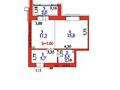1-бөлмелі пәтер · 38.2 м² · 10/12 қабат, ​Улица А 52, 2 52, бағасы: 18.5 млн ₸ в Астане, Сарайшык р-н — фото 20