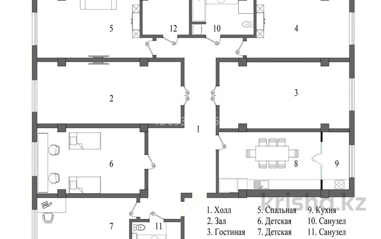 6-бөлмелі пәтер, 240 м², 7/9 қабат ай сайын, 17-й мкр, 17-ш/а. — Ясин поликлиникасы, бағасы: 1.5 млн 〒 в Актау, 17-й мкр — фото 2