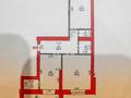 2-комнатная квартира · 80.8 м² · 1/9 этаж, мкр Северо-Восток, Оракбаева 1В — Школа №23 за 31.5 млн ₸ в Уральске — фото 11