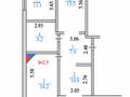 2-комнатная квартира · 68.4 м² · 4/5 этаж, Букетова 9 за 42 млн ₸ в Петропавловске — фото 23