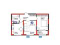 2-бөлмелі пәтер · 58 м² · 4/9 қабат, мкр Акжайык, Толеметова 279, бағасы: 43 млн ₸ в Шымкенте, Абайский р-н — фото 5