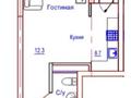 1-комнатная квартира · 30.34 м² · 3/7 этаж, Естай 39/3 за ~ 15.3 млн ₸ в 