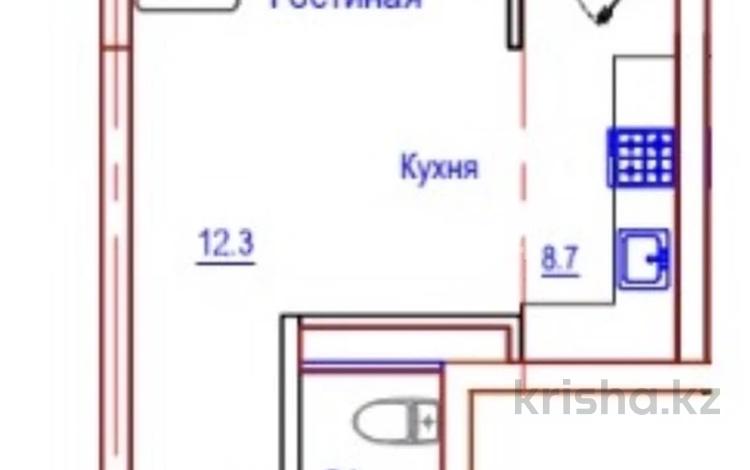 1-комнатная квартира · 30.34 м² · 3/7 этаж, Естай 39/3 за ~ 15.3 млн ₸ в  — фото 2