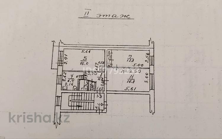 3-бөлмелі пәтер, 61.7 м², 2/5 қабат, 50 лет Октября 60, бағасы: 19 млн 〒 в Рудном — фото 15