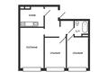 3-комнатная квартира · 82.28 м², мкр Нуршашкан (Колхозши), Алатау 36 за ~ 44.2 млн ₸ в Алматы, Турксибский р-н — фото 3