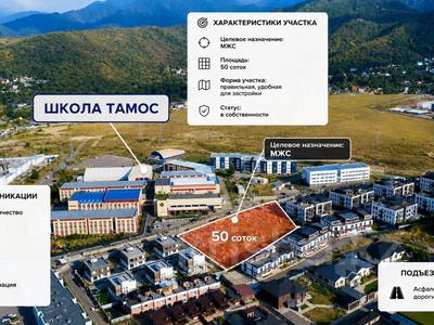 Участок · 50 соток, мкр Нур Алатау, Какимбека Салыкова 140 — Tamos за 500 млн ₸ в Алматы, Бостандыкский р-н