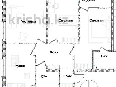 3-бөлмелі пәтер · 92 м² · 2/9 қабат, тунтубаева 19, бағасы: 92 млн ₸ в Алматы, Ауэзовский р-н