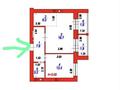 2-бөлмелі пәтер · 54 м² · 9/12 қабат, ​Улица Шамши Калдаяков, 46 60, бағасы: 21 млн ₸ в Астане, Сарайшык р-н — фото 6