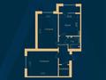 2-бөлмелі пәтер · 67.6 м² · 1/5 қабат, 35-мкр 37, бағасы: 15.2 млн ₸ в Актау