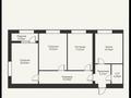 3-комнатная квартира · 99.45 м² · 2/5 этаж, Кокжал Барака 18 а, б, в за ~ 42.3 млн ₸ в Усть-Каменогорске
