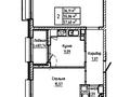 2-комнатная квартира · 57.6 м² · 9/9 этаж, Шаймерден Косшыгулулы 27/1 за 24.5 млн ₸ в Астане, Сарыарка р-н — фото 2
