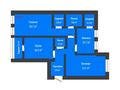 3-комнатная квартира · 111 м² · 2/7 этаж, Береке 76 за 87 млн ₸ в Костанае — фото 4