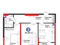 2-комнатная квартира · 65.95 м² · 3/14 этаж, мкр Нурсат 55/1 за 65 млн ₸ в Шымкенте, Каратауский р-н — фото 15
