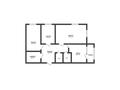 3-бөлмелі пәтер · 80 м² · 4/5 қабат, Гашека 2/3, бағасы: 57 млн ₸ в Костанае