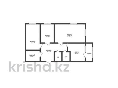 3-бөлмелі пәтер · 80 м² · 4/5 қабат, Гашека 2/3, бағасы: 57 млн ₸ в Костанае