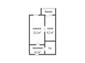 1-бөлмелі пәтер · 34 м² · 6/6 қабат, микрорайон Юбилейный, бағасы: 17 млн ₸ в Костанае — фото 14