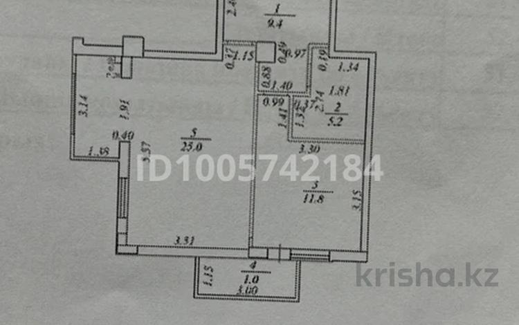1-комнатная квартира · 52.4 м² · 3/10 этаж, 20а мкр 3 за 18 млн ₸ в Актау — фото 4