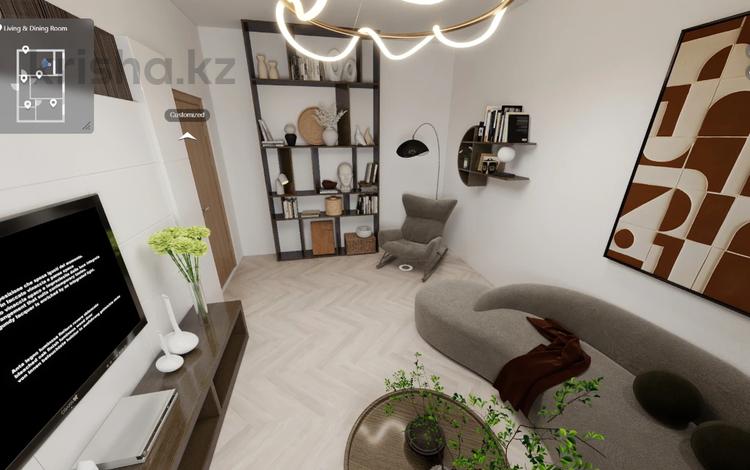 2-бөлмелі пәтер · 55.21 м² · 9/9 қабат, Шафика Чокина 4, бағасы: 34.5 млн ₸ в Астане — фото 113