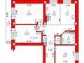 4-комнатная квартира · 87.2 м² · 3/8 этаж, Сейфуллина 577/89 — Шевченко за 70 млн ₸ в Алматы, Алмалинский р-н — фото 3