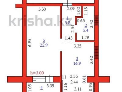 1-бөлмелі пәтер · 52.8 м² · 2/4 қабат, Молдагуловой 5А — Около детской больницы, бағасы: 13.5 млн 〒 в Актобе