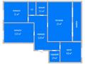 3-комнатная квартира, 78.6 м², 4/9 этаж, Аэропорт 29 за 27 млн 〒 в Костанае — фото 3