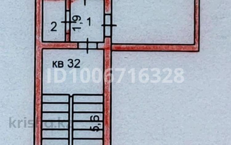 1-бөлмелі пәтер · 28 м² · 3/5 қабат, Б.Момыш-улы 5, бағасы: 16.5 млн ₸ в Шымкенте, Аль-Фарабийский р-н — фото 2