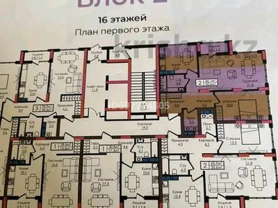 2-комнатная квартира, 67 м², 2/16 этаж, Тауелсиздик 38/3 — Б. Момышулы за 29 млн 〒 в Астане