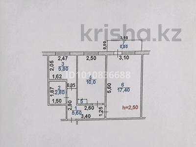 2-комнатная квартира · 43 м² · 2/5 этаж, мкр Салтанат 17 — Напротив магазина Нурислам за 12.8 млн ₸ в Таразе