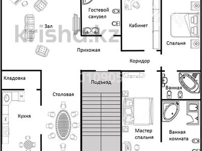 5-комнатная квартира · 175 м² · 2/3 этаж, мкр Горный Гигант, Шукшина 71 за 180 млн 〒 в Алматы, Медеуский р-н