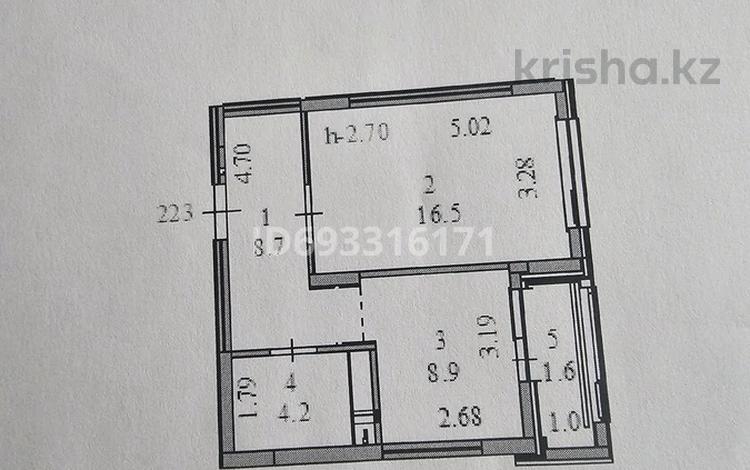 1-комнатная квартира, 39.9 м², 9/9 этаж, А102 11/1 — Метро за 18.5 млн 〒 в Астане, Алматы р-н — фото 2