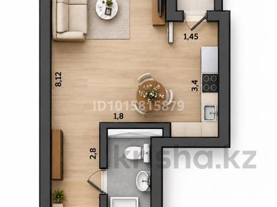 1-бөлмелі пәтер · 30 м² · 5/7 қабат, Естай 39/3, бағасы: 14.5 млн ₸ в 