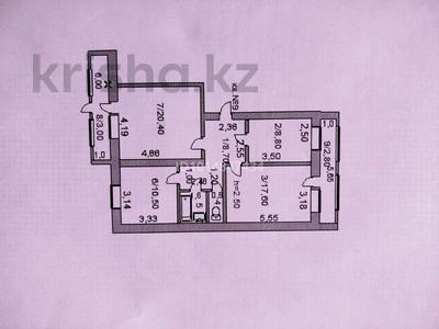 3-комнатная квартира · 75.6 м² · 1/4 этаж, Макаренко 7 — Возле садика "Болашак" за 16 млн ₸ в Есиль