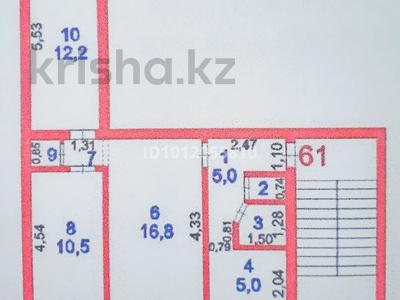 3-комнатная квартира · 56.2 м² · 5/5 этаж, мкр Сары Арка, Сатпаева 14 за 199 000 〒 в Атырау