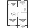 2-бөлмелі пәтер · 58.4 м² · 2/9 қабат, Каныша Сатпаева 90а/1 — Тлендиева, бағасы: 51.5 млн ₸ в Алматы, Бостандыкский р-н