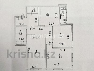 3-комнатная квартира · 73 м² · 9/12 этаж, Казыбек би 35 за 43 млн ₸ в Астане, Нура р-н