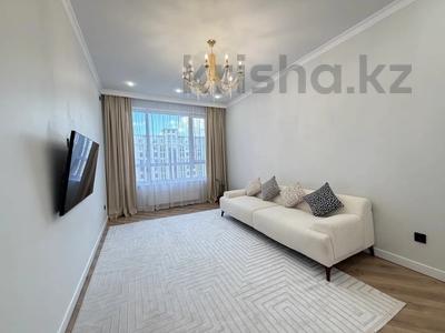 2-комнатная квартира · 62.8 м² · 7/9 этаж, Илияс Омарова 27/1 — Мухамедханова за 44.5 млн ₸ в Астане, Нура р-н