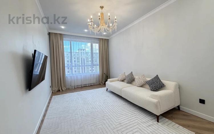 2-комнатная квартира · 62.8 м² · 7/9 этаж, Илияс Омарова 27/1 — Мухамедханова за 44.5 млн ₸ в Астане, Нура р-н — фото 2