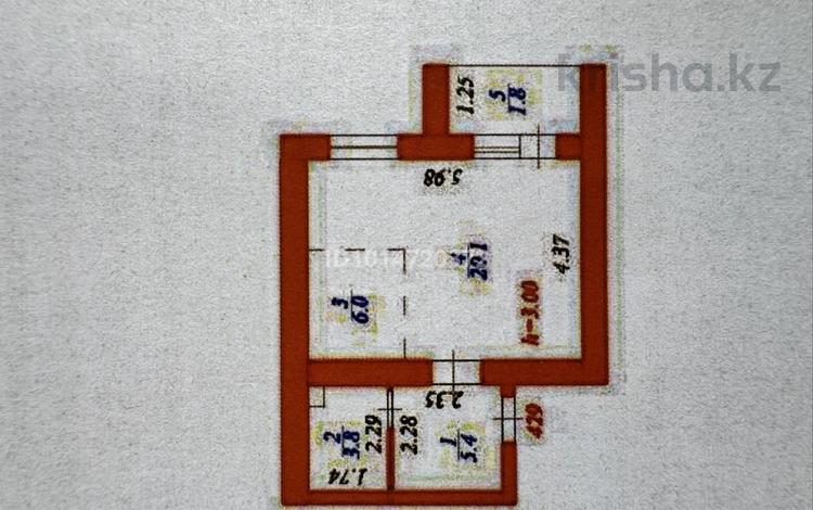 1-бөлмелі пәтер · 37.1 м² · 6/10 қабат, Алихан Бокейхан 7, бағасы: 27 млн ₸ в Астане, Есильский р-н — фото 2