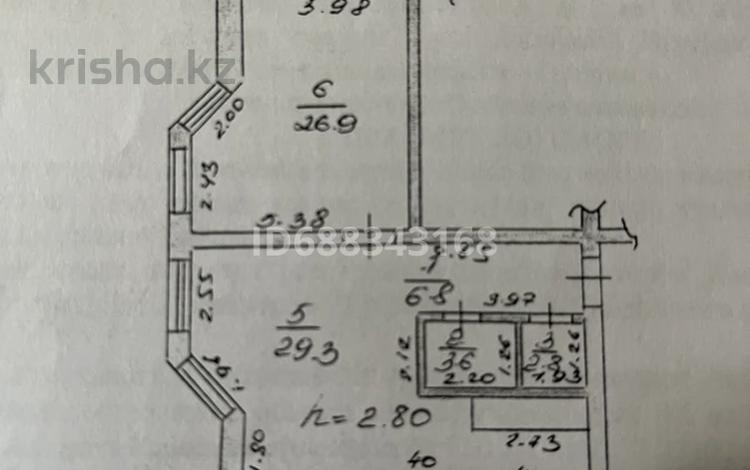 2-бөлмелі пәтер, 82 м², 5/8 қабат, Алтын Ауыл 15, бағасы: 25.5 млн 〒 в Каскелене — фото 2