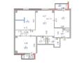 3-комнатная квартира · 102.5 м² · 12/12 этаж, Қошқарбаев 46/1 за ~ 37.4 млн ₸ в Астане