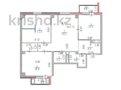 3-комнатная квартира · 102.5 м² · 12/12 этаж, Қошқарбаев 46/1 за ~ 37.4 млн ₸ в Астане