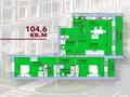 3-бөлмелі пәтер · 104.6 м² · 6/9 қабат, Каирбекова, бағасы: ~ 47.1 млн ₸ в Костанае — фото 2